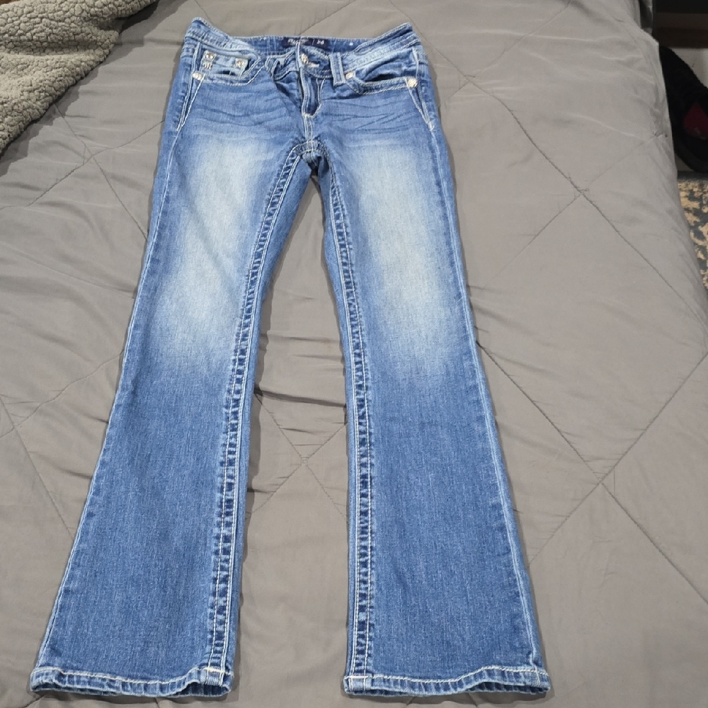 Miss Me Light Blue Flare Jeans